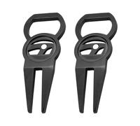 our fave Lot de 2 marqueurs de balle en alliage de zinc pour divot, golf, fourche verte, rainures