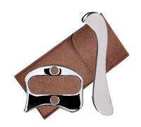 our fave Outil de massage en forme de S - Outil de massage en métal - Outil de mobilisation des tissus mous - Outil de grattage musculaire