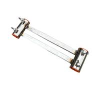 our fave Support de parapluie de plate-forme de pêche en acier inoxydable avec deux colliers de serrage pour les pêcheurs au bord du lac, base de parapluie de pêche coupe-vent