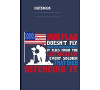 Our Flag Doesn’t Fly From The Wind Moving It Patriotic Soldier Memorial Illustration With American Flag