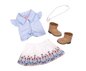 Our Generation 70.30359Z Tenue Classique, Jupe Cowboy, Multicolore