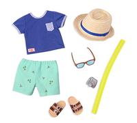 Our Generation - BD30461Z - Tenue deluxe - garçon plage, 7 8 岁