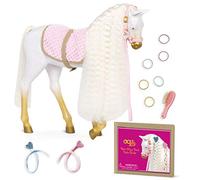 Poulain Criniere Blanche À Coiffer