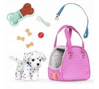 Our Generation Chiot Dalmatien avec Sac et Accessoires, 15,2 cm