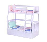 Our Generation - Couchettes de rêve - Accessoires pour poupées de 46 cm - Lit superposé - Ensemble de literie - Meubles pour maison de poupée - 3 ans et +