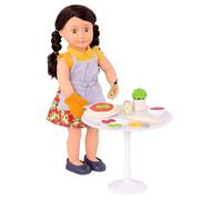 Our Generation - des Garnitures savoureuses - Set de Fabrication de Pizzas - Jouer à Manger - Accessoires de Cuisine - Poupées de 46 cm - 3 Ans et +