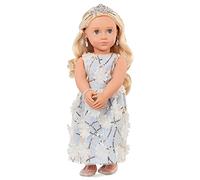 Our Generation - Poupée de 46 cm avec Robe à Fleurs - Cheveux blonds et Yeux Bleus - Accessoires pour Bijoux - Jouer à Faire Semblant - 3 Ans et +