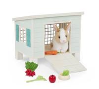 Our Generation Pet Home Animal House Playset - Mini peluche lapin en peluche - Accessoires de poupée de 18 pouces - Jeu de simulation - Jouets pour enfants à partir de 3 ans - Jeu de
