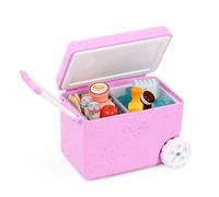 Our Generation Accessoires de poupée de 45,7 cm - Rolling Cooler avec Roues - Jouets Alimentaires - Jeu imaginatif - Enfants Ages 3 Ans et Plus - OG Camping Cooler