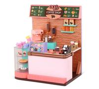 Our Generation - Love U Latte - Jeu d'enfants Café - Articles pour Faire Semblant de Manger - Accessoires pour poupées de 46 cm - Jeu imaginatif - 3 Ans et +