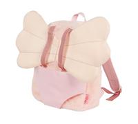 Our Generation Sac de transport pour poupée de 46 cm avec bretelles réglables - Sac à dos rose - Fourrure synthétique douce et ailes de fée - Accessoire de voyage pour enfants à partir de 3 ans - Be