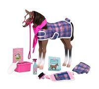Our Generation - Toy Horse - Grooming & Feeding Set - 18-inch Doll Accessories - Pretend Play - Toys for Kids Ages 3 & Up - Quarter Horse Foal