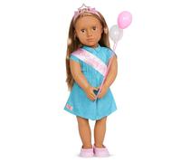 Our Generation Poupée de 46 cm - Cheveux blonds & yeux marron - Accessoires pour fêtes d'anniversaire - Jeu de rôle - Jouet pour enfants à partir de 3 ans - Anita