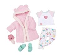 Our Generation - Tenue de Pyjama crème glacée - Accessoire de Peignoir - Vêtements de poupée de 46 cm - Jeu de Fantaisie - Jouets pour Enfants à partir de 3 Ans - Rêves de crème glacée