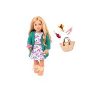 Our Generation Sage Doll - Poupée de Jardinage Douce de 45,7 cm avec Panier à Fleurs et Outils - Comprend 11 vêtements et Accessoires