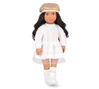 Our Generation - Talita - Poupée de 46 cm - Cheveux Noirs et Yeux Verts - Corps Mou - Tenue de Vacances - 3 Ans et +