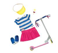 Our Generation Tenue Deluxe - Ensemble Avec Trottinette