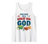 Our God is a Great Big God - Christian Faith Kids Dinosaur Débardeur