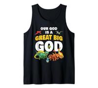 Our God is a Great Big God - Christian Faith Kids Dinosaur Débardeur