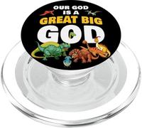 Our God is a Great Big God - Christian Faith Kids Dinosaur PopSockets PopGrip pour MagSafe