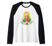Our Lady of Guadalupe Saint Virgin Mary | Virgencita Cuidame Manche Raglan