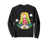 Our Lady of Guadalupe Saint Virgin Mary | Virgencita Cuidame Sweatshirt