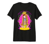 Our Lady Virgen De Guadalupe Saint Virgin Mary Catholic T-Shirt Haut de Gamme