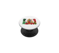 Our Lady Virgen De Guadalupe Saint Virgin Mary Roses Flowers PopSockets PopGrip Adhésif