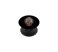 Our Lady Virgen De Guadalupe Saint Virgin Mary Roses Flowers PopSockets PopGrip Adhésif