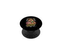 Our Lady Virgen De Guadalupe Saint Virgin Mary Roses Flowers PopSockets PopGrip Adhésif