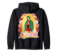 Our Lady Virgen De Guadalupe Saint Virgin Mary Roses Flowers Sweat à Capuche