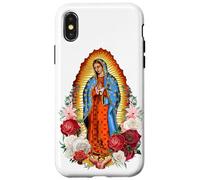Our Lady Virgen De Guadalupe Virgin Mary Reina de Mexico Coque pour iPhone X/XS