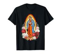 Our Lady Virgen De Guadalupe Virgin Mary Reina de Mexico T-Shirt
