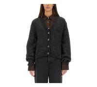 Our Legacy - Academy Cardigan - Femme - Pulls - Noir - Taille: 40 FR