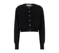Our Legacy - Cardigan en mélange de lin - Femme - Pulls - Noir - Taille: 40 FR