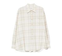 Our Legacy - Chemise Stella à carreaux empruntée - Homme - Chemises - Beige - Taille: L