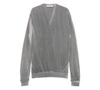 Our Legacy - Cherub Wool V-Neck Sweater - Homme - Pulls - Gris - Taille: XL