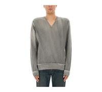Our Legacy - Col V Parallèle - Homme - Pulls - Gris - Taille: L