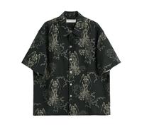 Our Legacy - Every Shirt Shortsleeve - Homme - Chemises - Noir - Taille: L