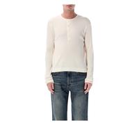 Our Legacy - Fine Henley - Homme - Pulls - Blanc - Taille: XL