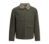Manteau OUR LEGACY Evolved Jacket Night Pine Fishbone Bound Wool 50