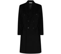 Our Legacy - Manteau Noir en Laine Mélangée à Double Boutonnage - Homme - Manteaux - Noir - Taille: M