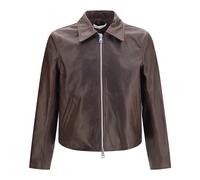 Our Legacy - Mini Veste en Cuir - Homme - Vestes - Brun - Taille: L
