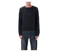 Our Legacy - Pull col rond en laine mérinos - Homme - Pulls - Noir - Taille: XL