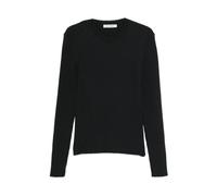 Our Legacy - Pull en Laine Mérinos Noire Côtelée - Homme - Pulls - Noir - Taille: S