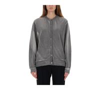 Our Legacy - Relaxed Knit Crew Neck Sweater - Femme - Pulls - Gris - Taille: 36 FR