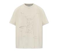 Our Legacy - T-shirt Box - Homme - Tops - Beige - Taille: XL