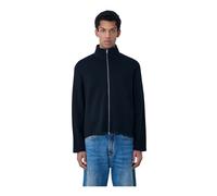 Our Legacy - Veste zippée à col montant - Homme - Sweatshirts et sweats à capuche - Noir - Taille: L