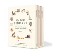Our Little Library: A Foundational Language Vocabulary Board Book Set for Babies, Including Farm Animals, Forest Animals, Fruits and Veggies, Toys, and Transportation
