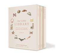 Our Little Library Vol. 2: A Foundational Language Vocabulary Board Book Set for Babies, Including Ocean Animals, Safari Animals, Food and Drink, Clothes, and Around the House
